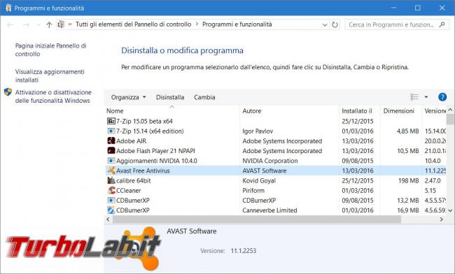 Come disinstallare Avast! SafeZone Browser