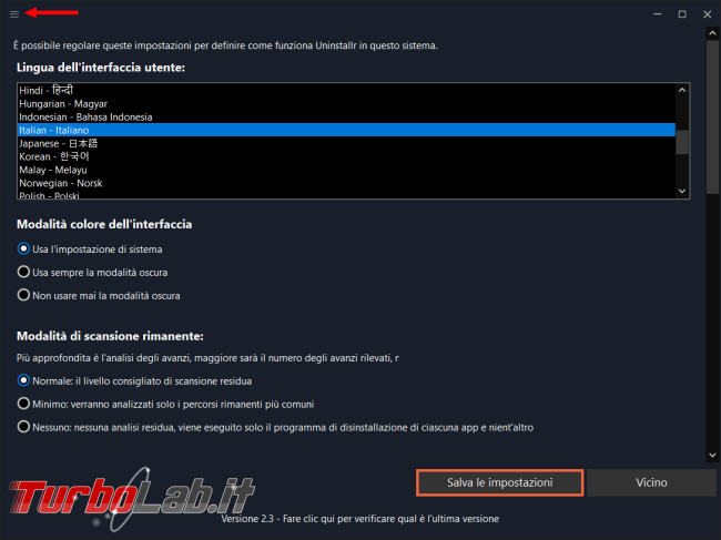 Come disinstallare più programmi volta Uninstalr