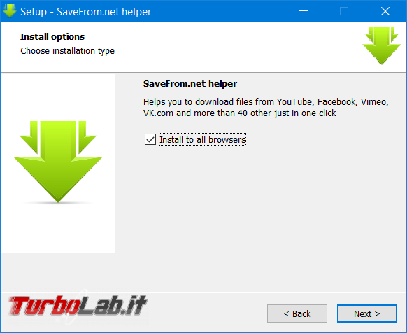 Come eliminare completamente Savefrom.net Firefox