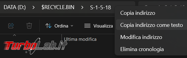 Come eliminare gruppo cartelle quando non si hanno permessi farlo