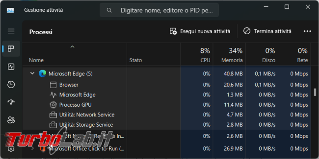 Come eliminare pulsante Bing Microsoft Edge 111