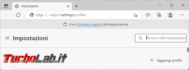 Come eliminare pulsante Bing Microsoft Edge 111