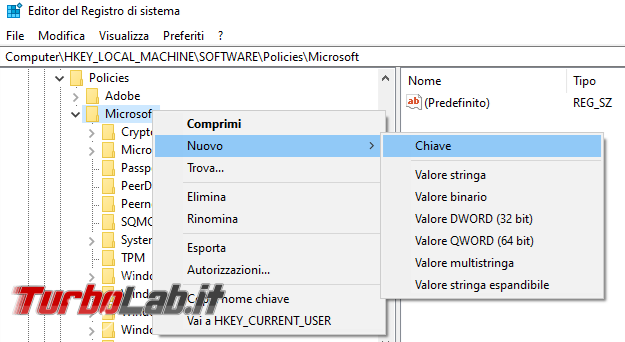 Come eliminare pulsante Bing Microsoft Edge 111