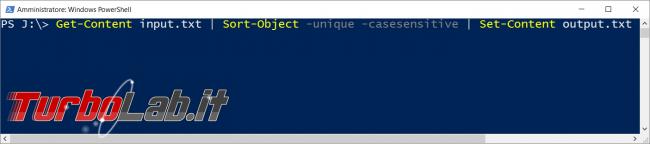 Come eliminare righe duplicate file testo TXT