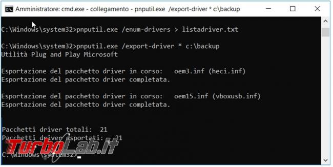 Come eliminare vecchi driver cartella DriverStore