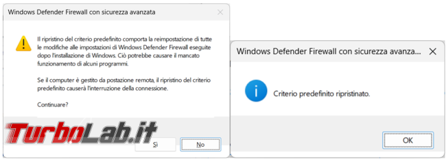 Come esportare regole firewall Windows poi riutilizzarle
