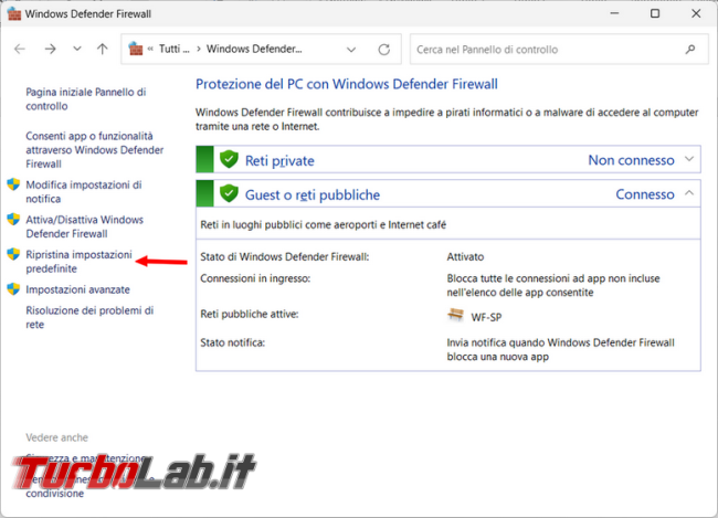Come esportare regole firewall Windows poi riutilizzarle
