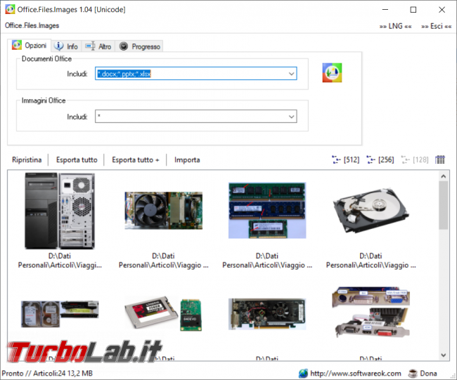 Come estrarre automaticamente tutte immagini documento Office