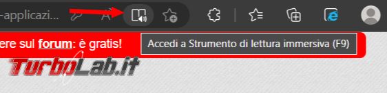 Come far leggere Microsoft Edge pagine Web