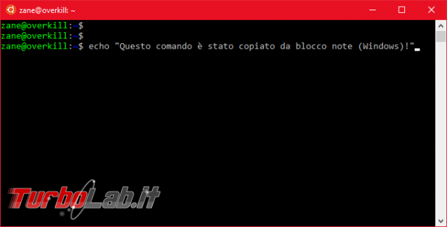 Come fare copia-incolla Linux Ubuntu (Bash) Windows 10 - Ctrl+C / Ctrl+V non funziona! - Mobile_zShot_1536396120