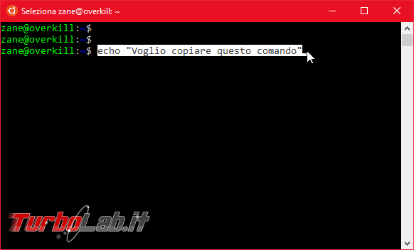 Come fare copia-incolla Linux Ubuntu (Bash) Windows 10 - Ctrl+C / Ctrl+V non funziona! - Mobile_zShot_1536396455