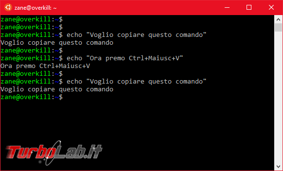 Come fare copia-incolla Linux Ubuntu (Bash) Windows 10 - Ctrl+C / Ctrl+V non funziona! - Mobile_zShot_1536396512