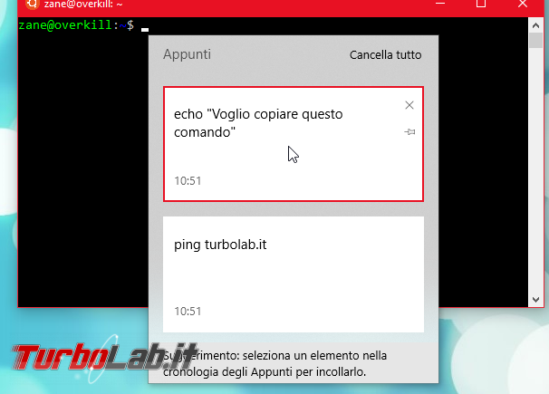 Come fare copia-incolla Linux Ubuntu (Bash) Windows 10 - Ctrl+C / Ctrl+V non funziona! - Mobile_zShot_1536396720