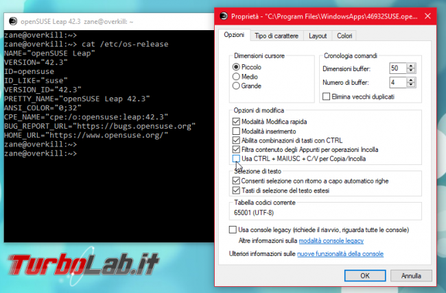 Come fare copia-incolla Linux Ubuntu (Bash) Windows 10 - Ctrl+C / Ctrl+V non funziona! - Mobile_zShot_1536399795