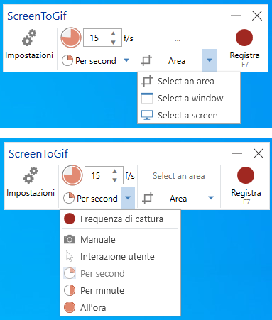 Come fare GIF animate ScreenToGif