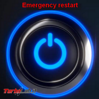 Come fare riavvio d’emergenza Windows