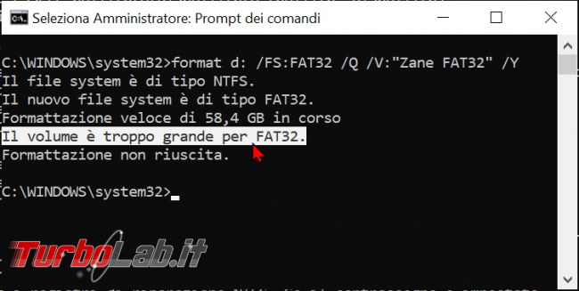Come formattare chiavetta USB 64 GB più FAT32 Windows 10 - zShotVM_1622369452