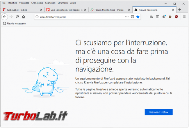 Come forzare riavvio Firefox, Chrome, Opera Microsoft Edge senza perdere tab aperti