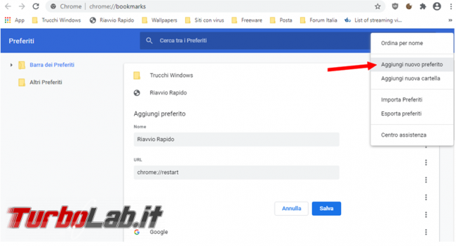 Come forzare riavvio Firefox, Chrome, Opera Microsoft Edge senza perdere tab aperti
