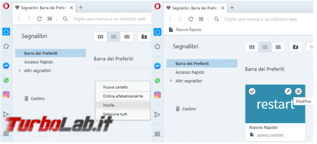Come forzare riavvio Firefox, Chrome, Opera Microsoft Edge senza perdere tab aperti