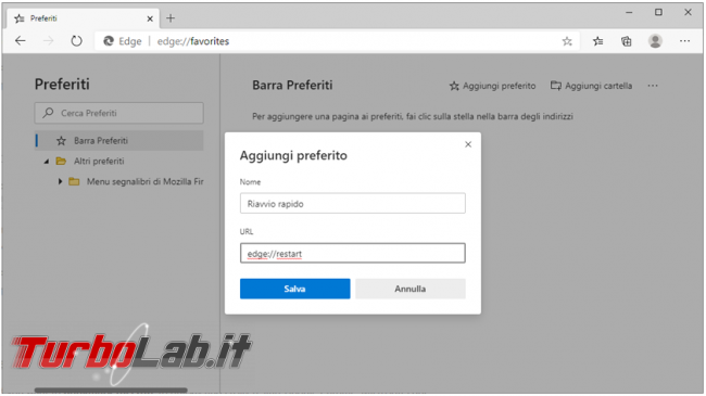 Come forzare riavvio Firefox, Chrome, Opera Microsoft Edge senza perdere tab aperti