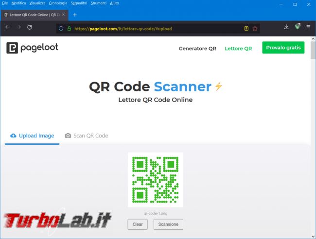 Come generare QR code direttamente online