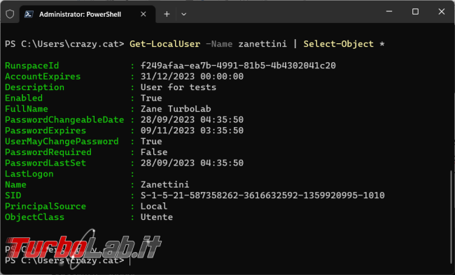 Come gestire account locali gruppi sistema operativo tramite PowerShell