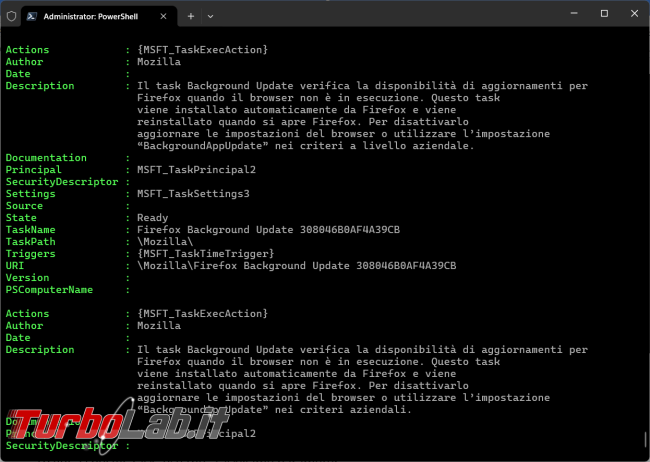 Come gestire operazioni pianificate Windows tramite PowerShell