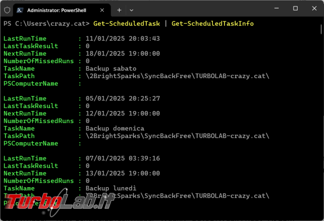 Come gestire operazioni pianificate Windows tramite PowerShell