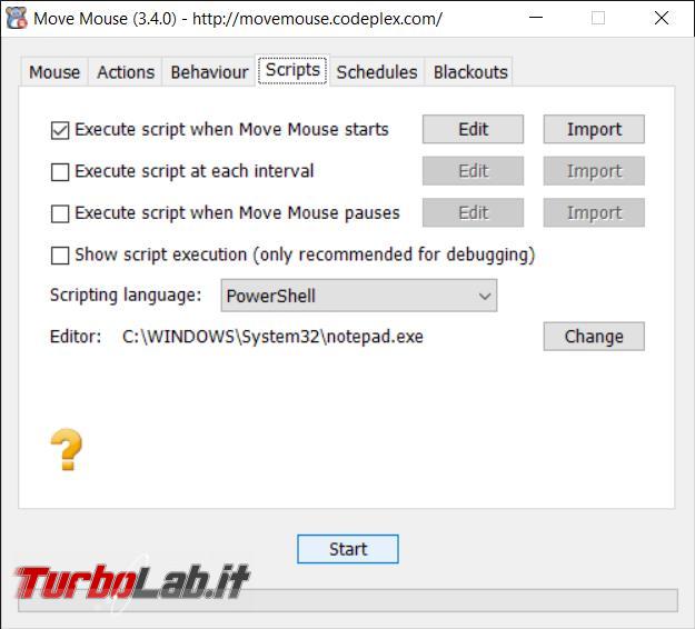 Come impedire computer si blocchi (lock/spegnimento/sospensione/ibernazione) dopo alcuni minuti inattività