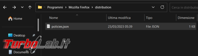 Come impedire Firefox aggiornarsi