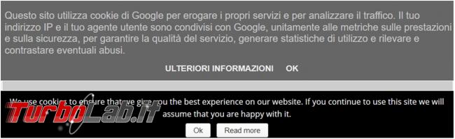 Come impedire visualizzazione banner l’accettazione cookie tutti siti