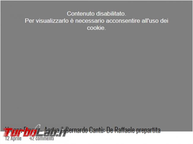Come impedire visualizzazione banner l’accettazione cookie tutti siti