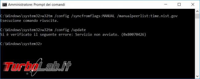 Come impostare manualmente server sincronizzazione dell’orario computer