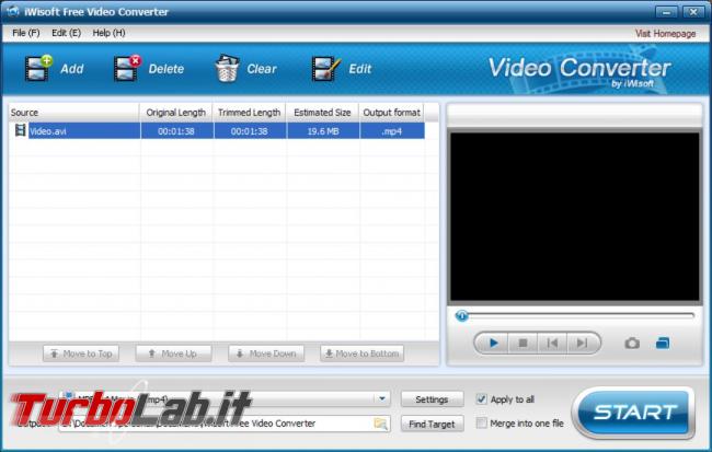 Come inserire watermark video