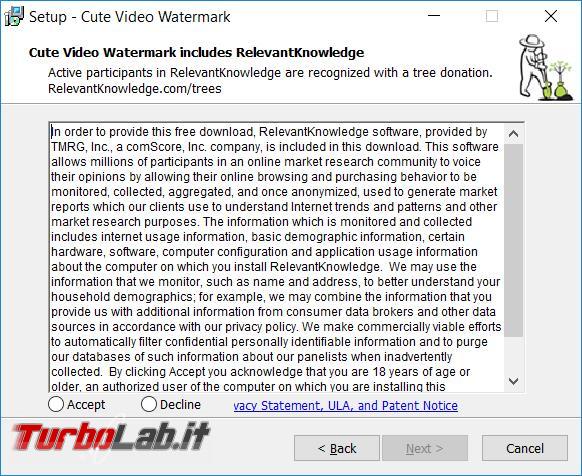 Come inserire watermark video