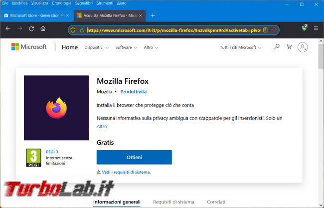 Come installare Firefox ( non solo) Store Microsoft
senza accedere account Microsoft