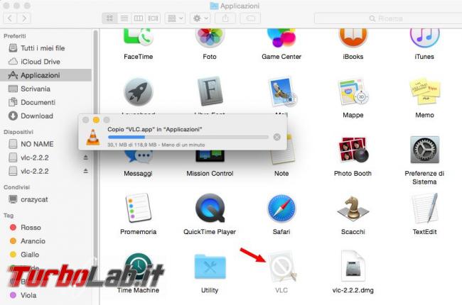 Come installare programma Mac OS X partendo file Dmg