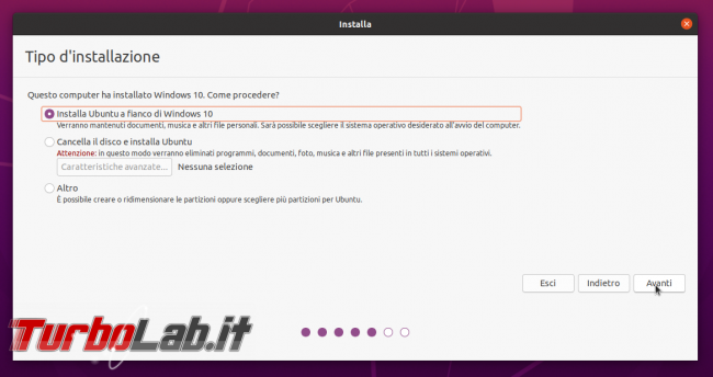 Come installare Ubuntu 20.04 fianco Windows 10: Guida Definitiva dual boot (video)