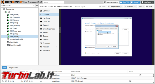 Come installare Windows 11 VM Proxmox: guida completa 2025 (video)