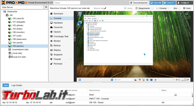 Come installare Windows 11 VM Proxmox: guida completa 2025 (video)