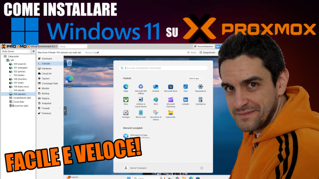 Come installare Windows 11 VM Proxmox: guida completa 2025 (video) - windows 11 su proxmox copertina 2