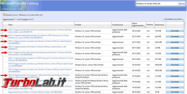 Come integrare aggiornamenti Windows 10 immagine ISO