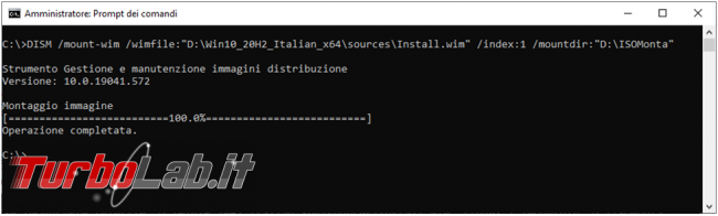 Come integrare aggiornamenti Windows 10 immagine ISO