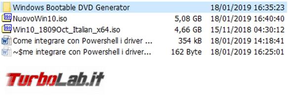 Come integrare driver mancanti disco d’installazione Windows 10 Powershell