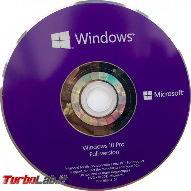 Come integrare driver mancanti disco d’installazione Windows 10 Powershell - windows 10 pro dvd