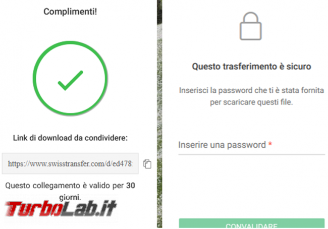 Come inviare file grosse dimensioni Swisstransfer