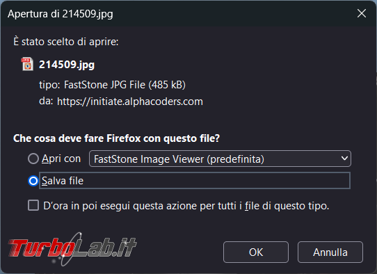 Come modificare, cancellare ricreare azioni file scaricati Internet Firefox