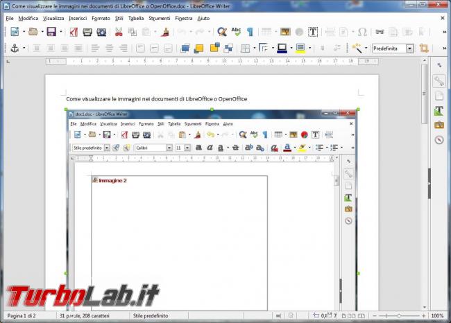 Come modificare icone LibreOffice, dimensione caratteri utilizzati menu