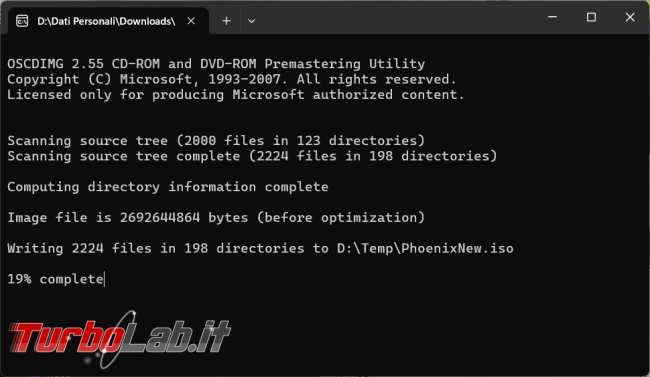 Come modificare immagine ISO Windows aggiungervi file
